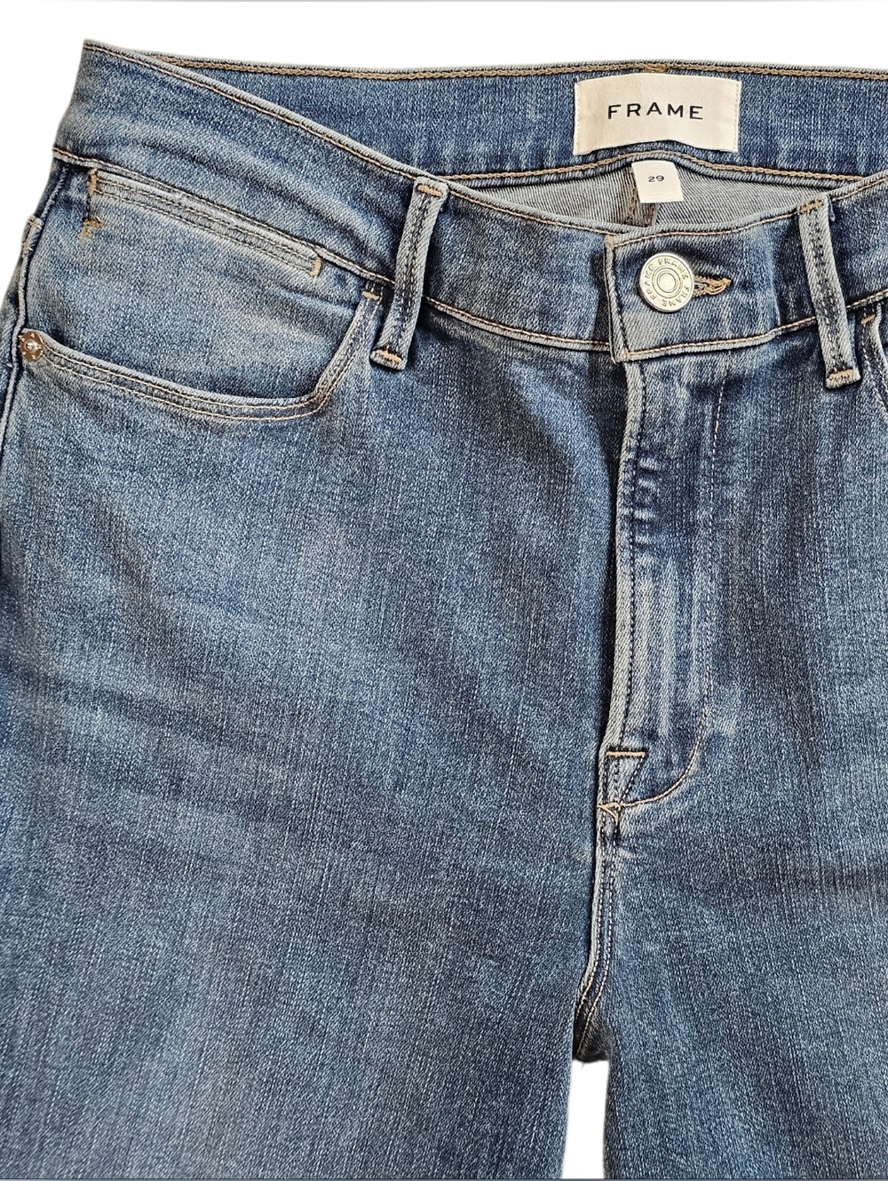 Frame Women's Le High Flare Size 29 Jeans, Like New - Picture 3 of 16